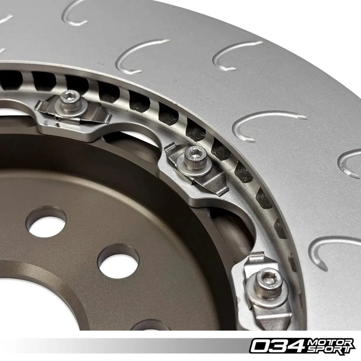 034 Motorsport 2-Piece Floating Rear Brake Rotor 310mm Upgrade - VW/Audi / MQB / MQB EVO