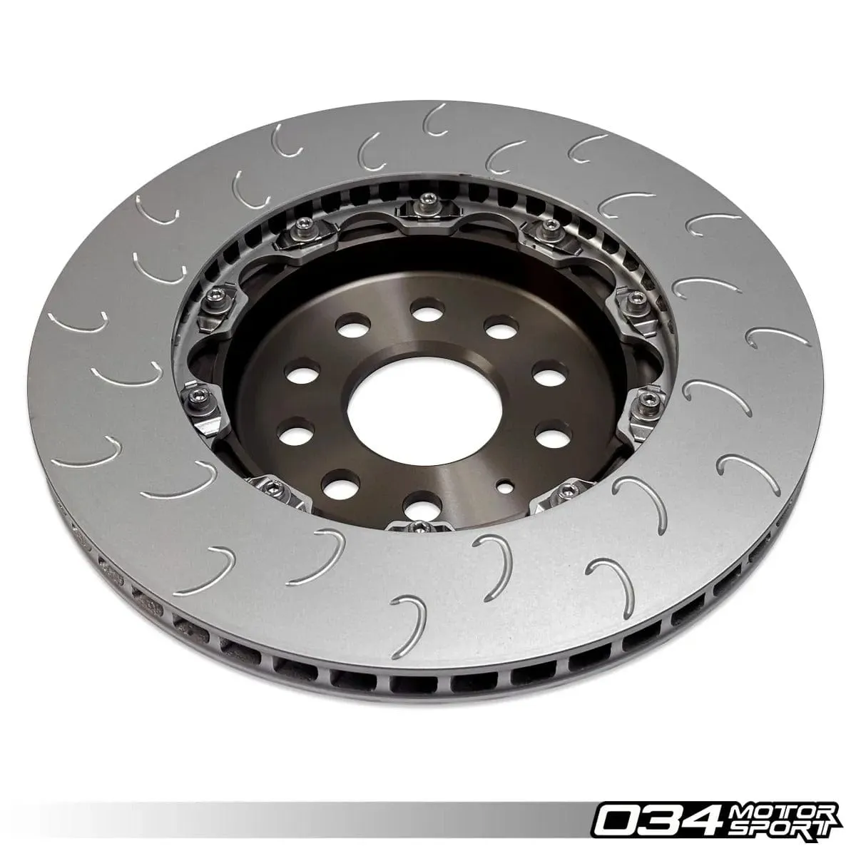 034 Motorsport 2-Piece Floating Rear Brake Rotor 310mm Upgrade - VW/Audi / MQB / MQB EVO