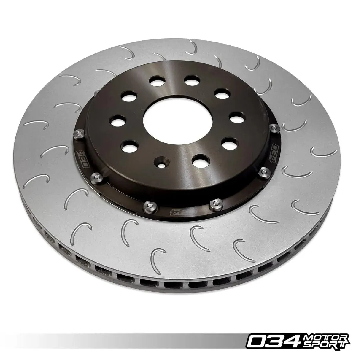 034 Motorsport 2-Piece Floating Rear Brake Rotor 310mm Upgrade - VW/Audi / MQB / MQB EVO