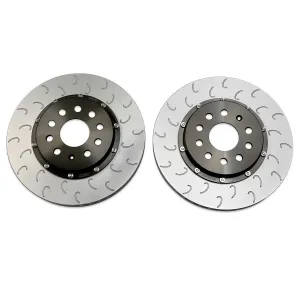 034 Motorsport 2-Piece Floating Rear Brake Rotor 310mm Upgrade - VW/Audi / MQB / MQB EVO