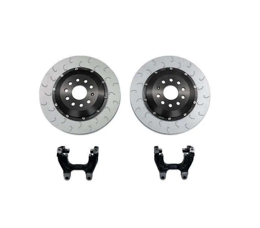 034 Motorsport 2-Piece Floating Rear Brake Rotor 350mm Upgrade - VW/Audi / MQB / 8V / A3 / S3 / RS3 / TT / Golf R