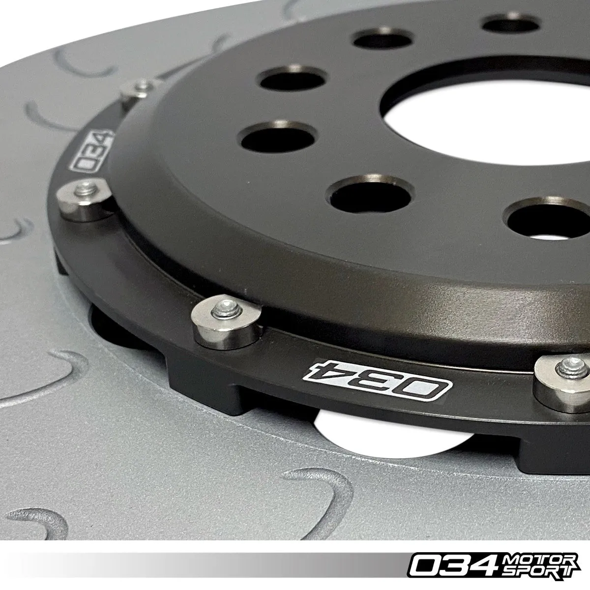 034Motorsport 2-Piece Floating Front Brake Rotor Upgrade (MQB w/ 340mm Rotors)