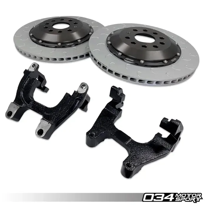 034Motorsport 2-Piece Floating Rear Brake Rotor (350mm) - VW/Audi MQB 2.0T/2.5T