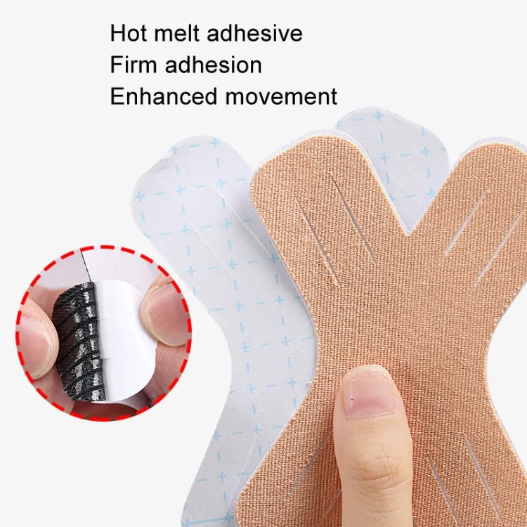 20pcs /Pack X Shaped Muscle Patch Sports Support Intramuscular Patch Bandage(Skin Color)