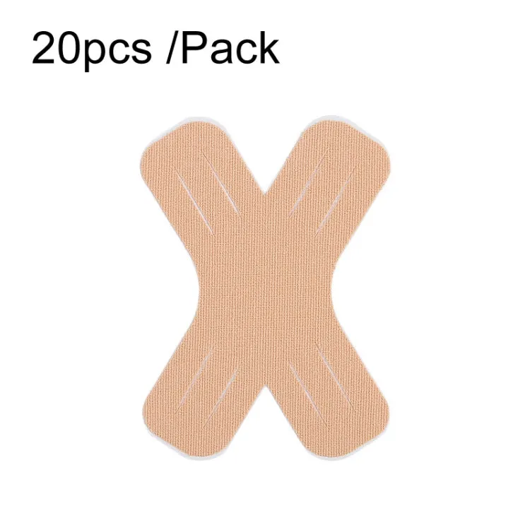 20pcs /Pack X Shaped Muscle Patch Sports Support Intramuscular Patch Bandage(Skin Color)