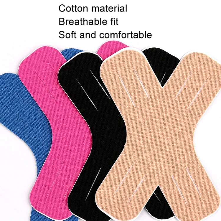 20pcs /Pack X Shaped Muscle Patch Sports Support Intramuscular Patch Bandage(Skin Color)