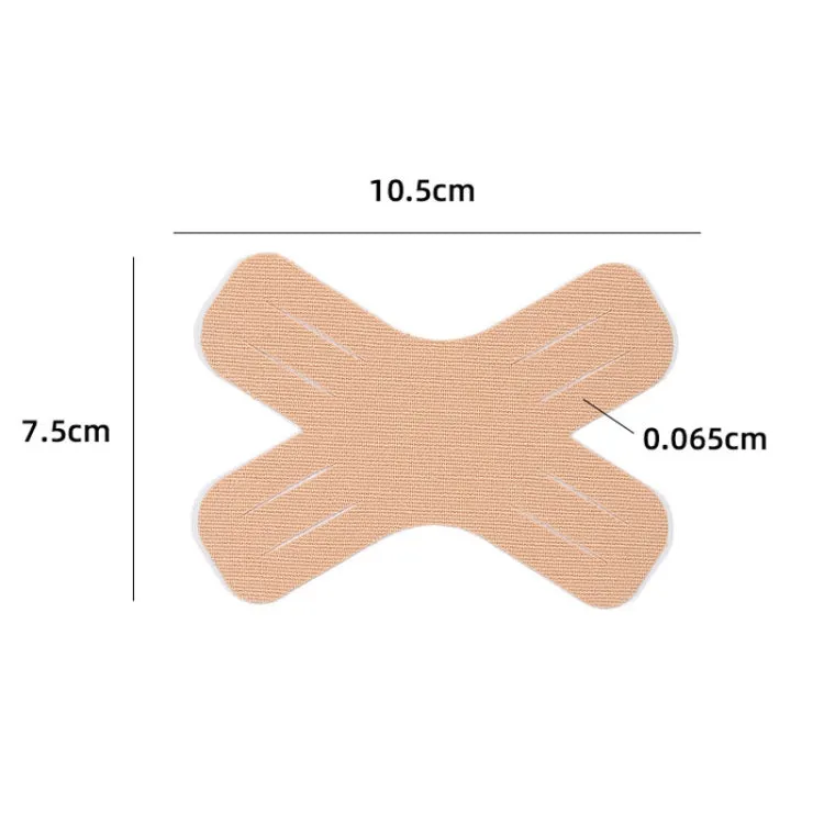 20pcs /Pack X Shaped Muscle Patch Sports Support Intramuscular Patch Bandage(Skin Color)