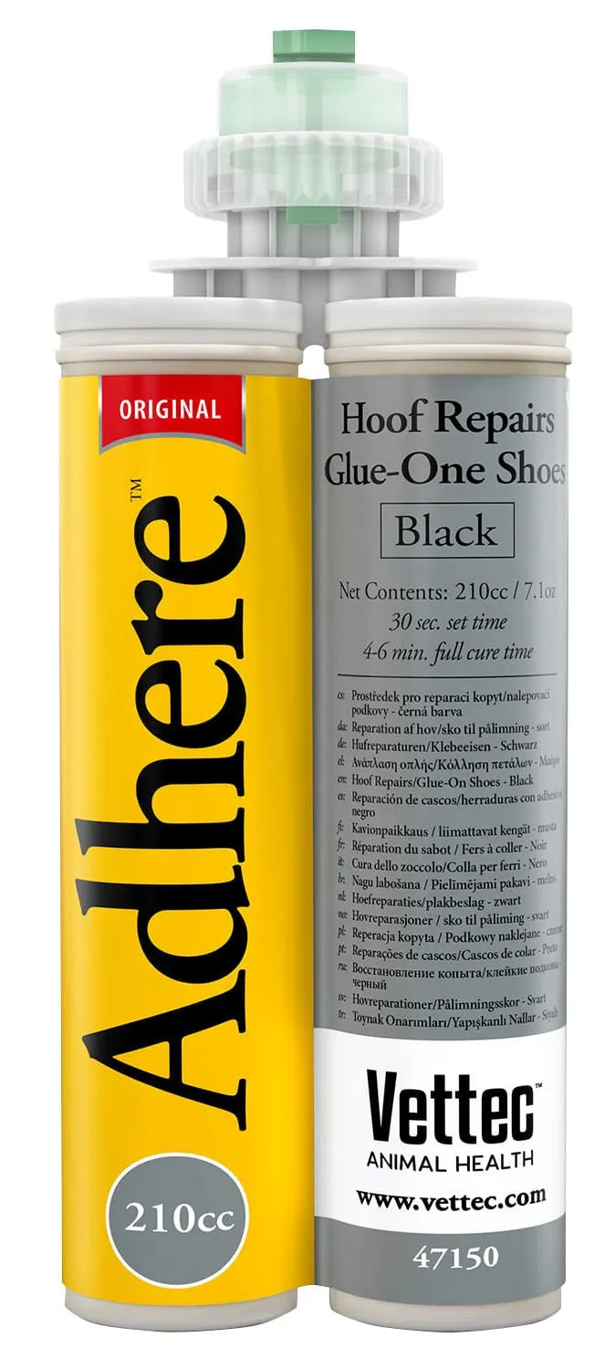 Adhere Glue-On-Shoe and Hoof Repair, 210 cc