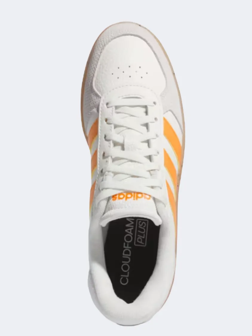 Adidas Breaknet Sleek Women Sportswear Shoes White/Orange