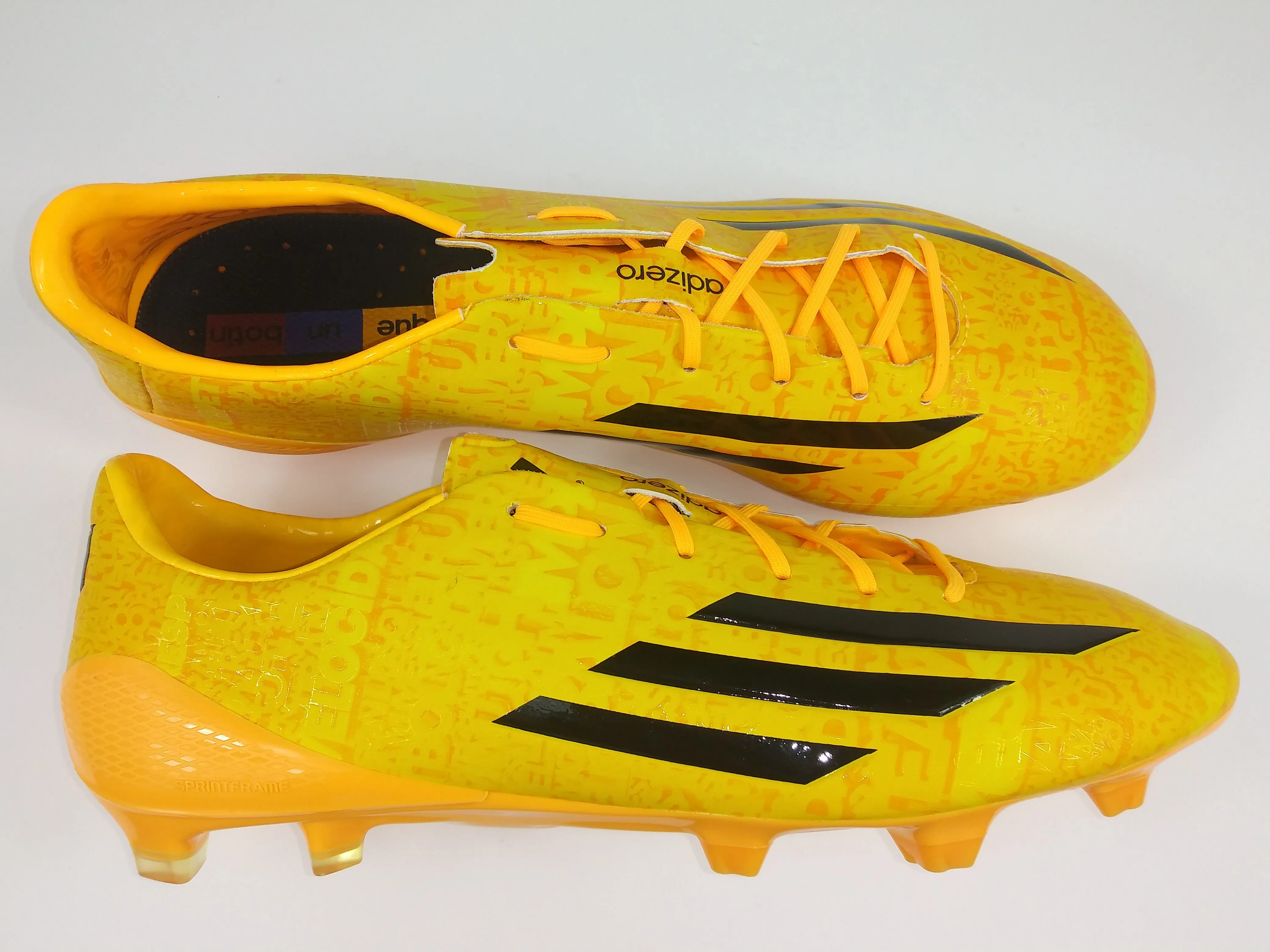 Adidas F50 adizero FG Messi Yellow Black