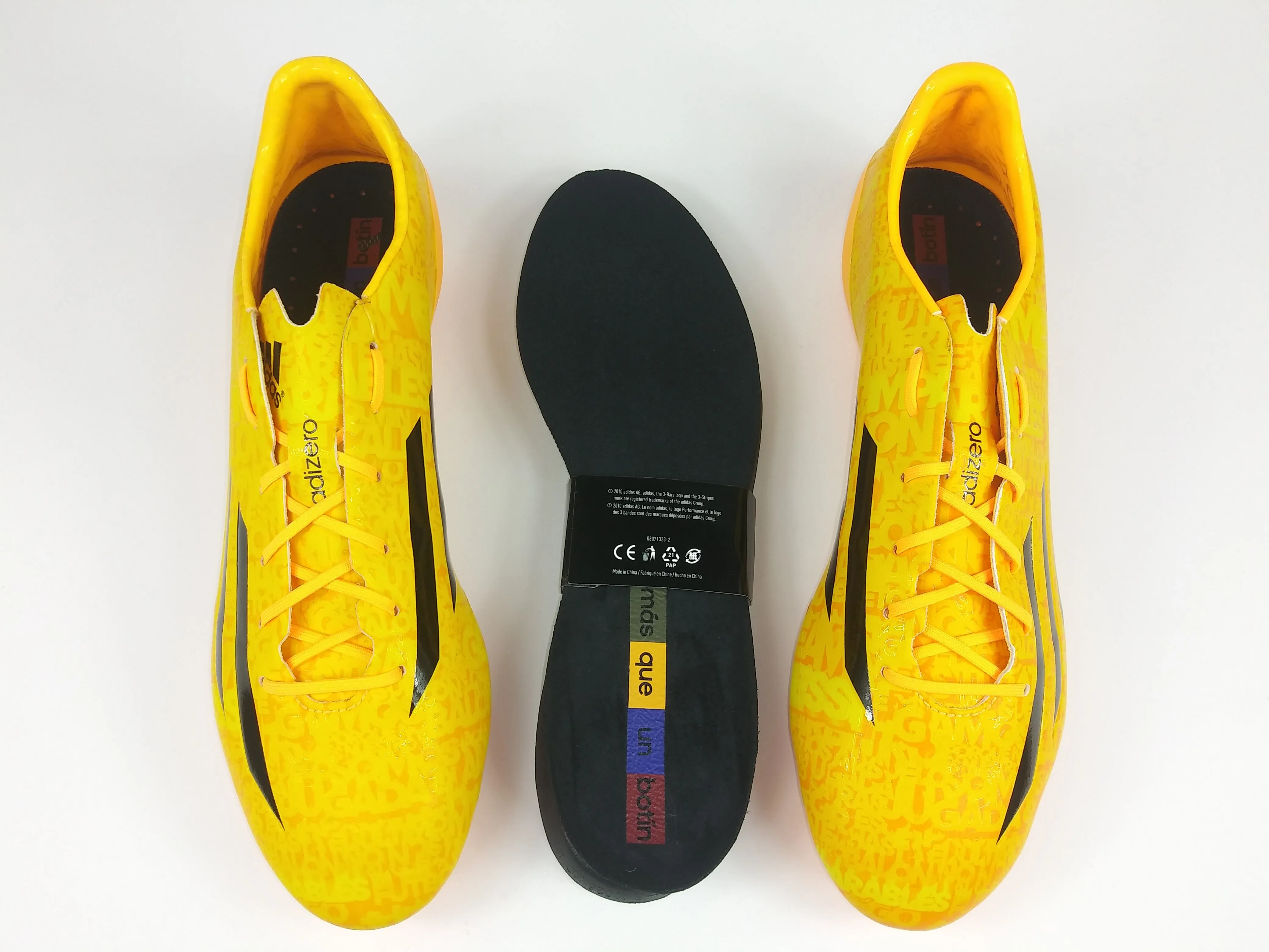 Adidas F50 adizero FG Messi Yellow Black