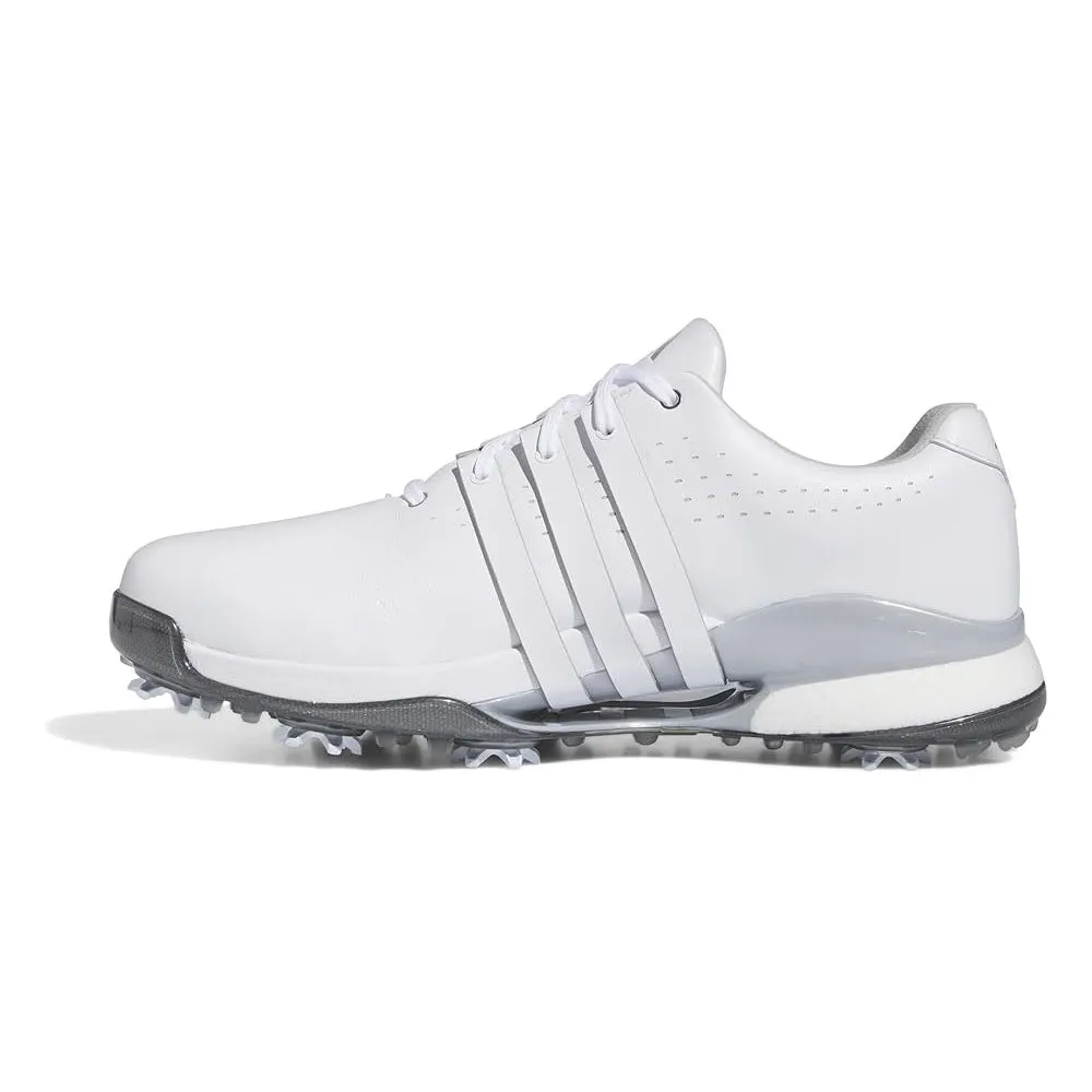 Adidas Golf Tour360 24 Golf Shoes, Footwear White/Silver Metallic 10