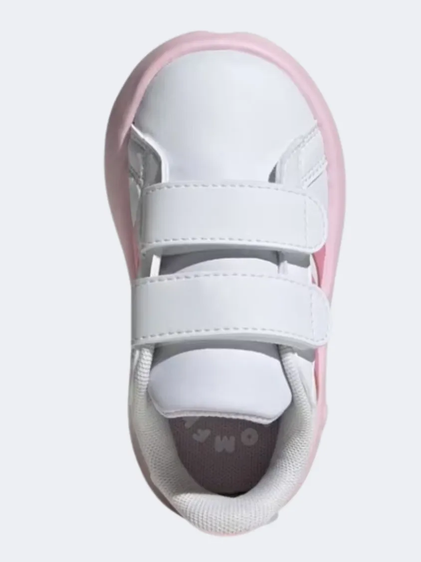 Adidas Grand Court 2 Girls Sportswear Shoes White/Bliss Pink