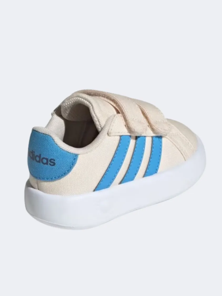 Adidas Grand Court 2 Girls Sportswear Shoes White/Blue/Navy