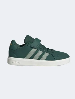 Adidas Grand Court 2 Ps Boys Sportswear Shoes Green/White/Black