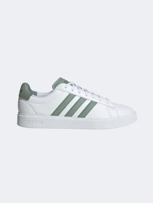 Adidas Grand Court 2.0 Men Sportswear Shoes White/Silver Green