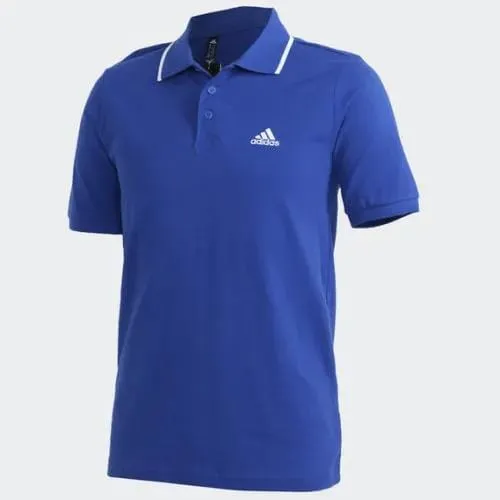 adidas Mens Short Sleeve Polo Golfer Boblue