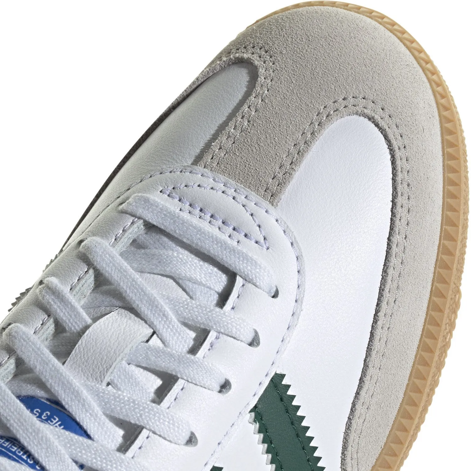 adidas Originals Cloud White/Collegiate Green/Gum Samba Og J Sneakers