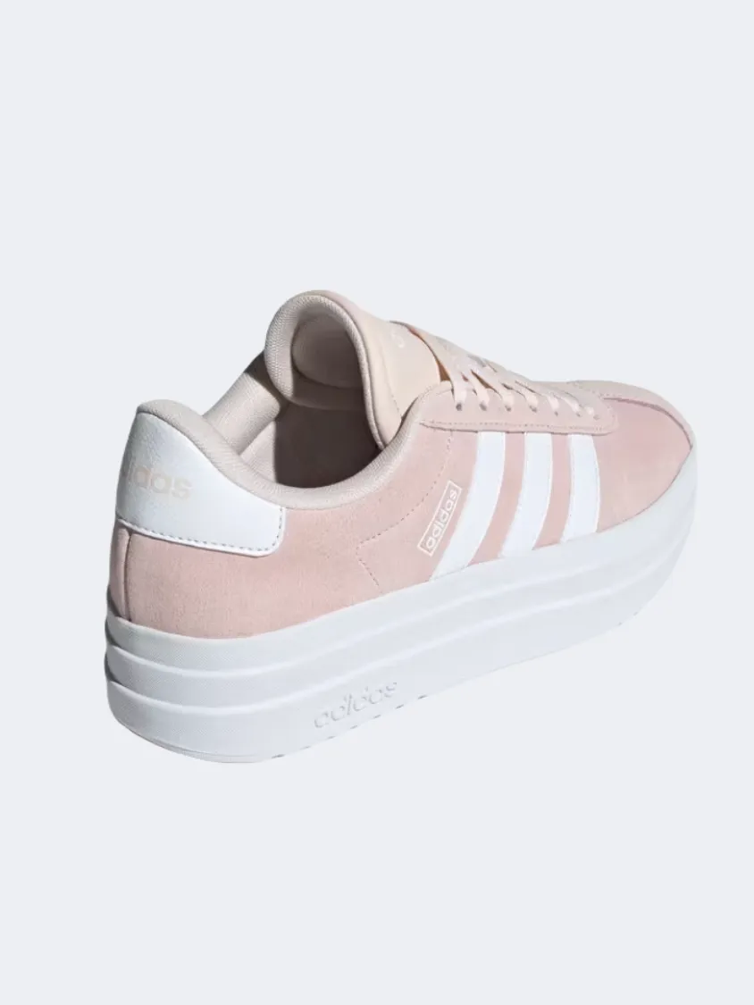 Adidas Vl Court Bold Women Sportswear Shoes Wonder Quartz/White