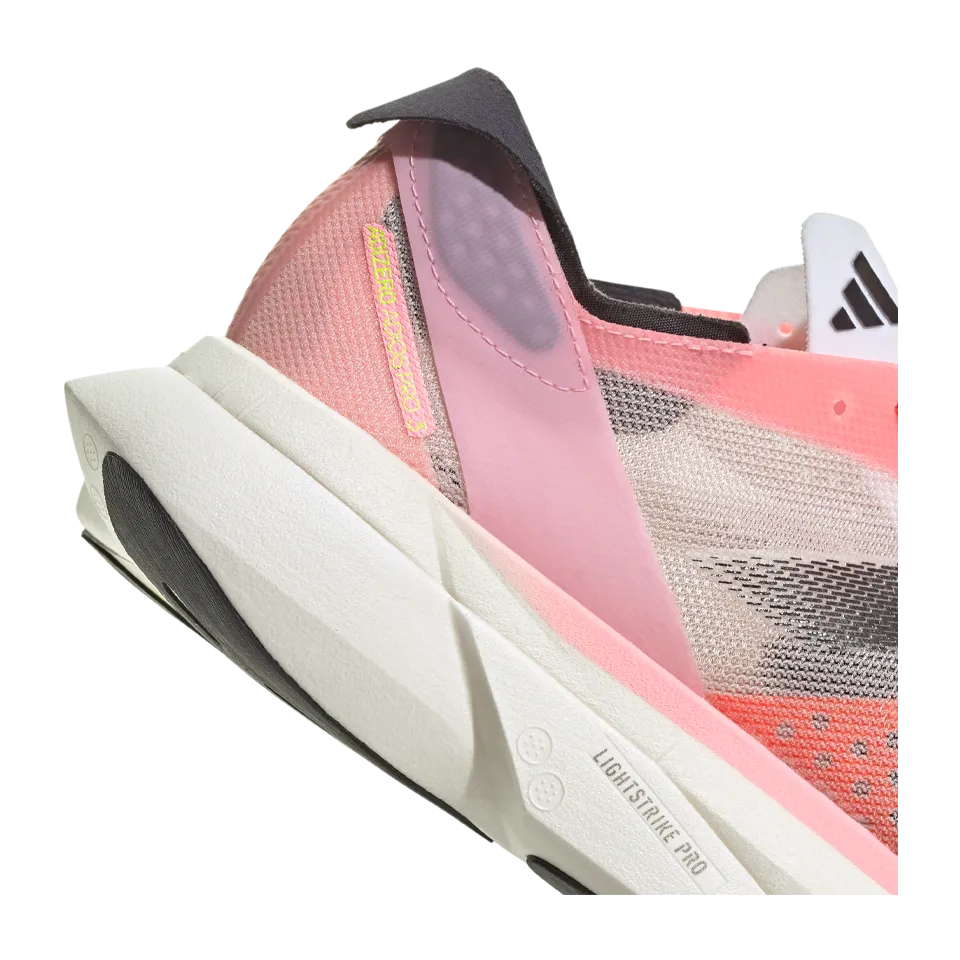 adidas Women's Adizero Adios Pro 3 Pink Spark/Aurora Met./Sandy Pink