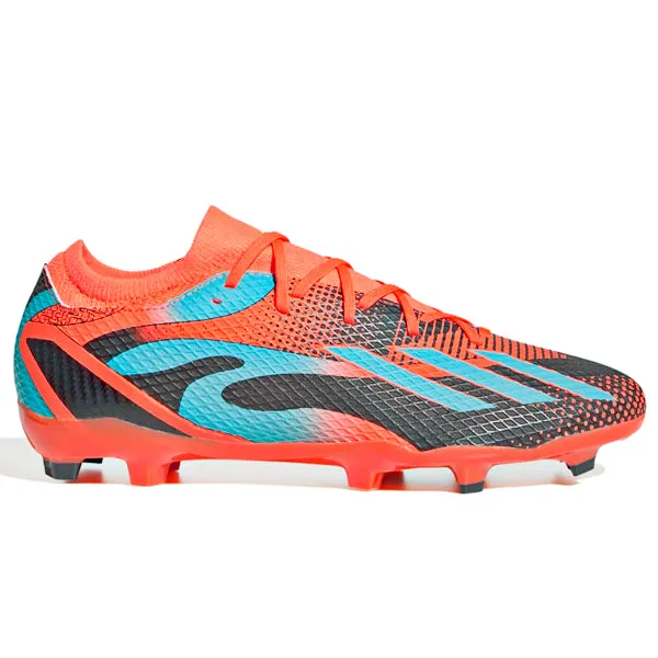 adidas X Speedportal Messi.3 Firm Ground Soccer Cleats (Team Solar Orange/Mint Rush)