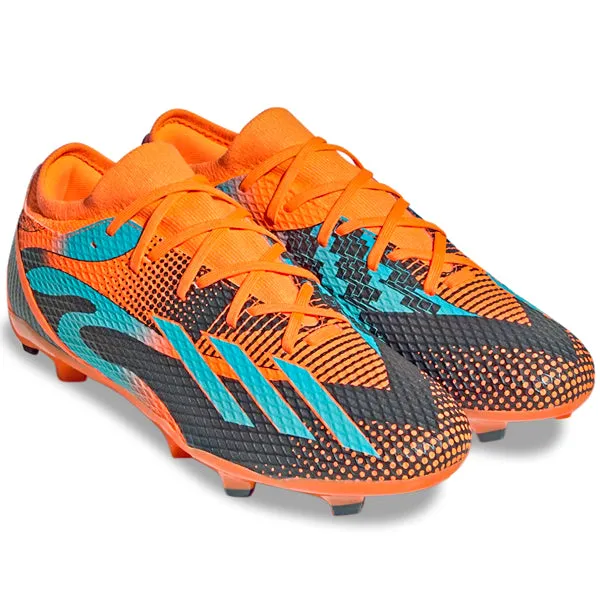 adidas X Speedportal Messi.3 Firm Ground Soccer Cleats (Team Solar Orange/Mint Rush)