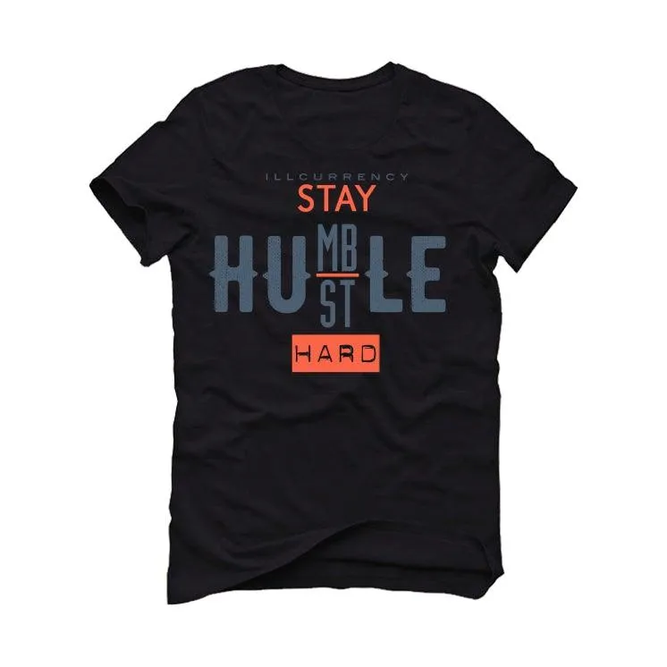 Air Jordan 12 Retro “Utility” 2021 Black T-Shirt (Stay Humble Hustle Hard)