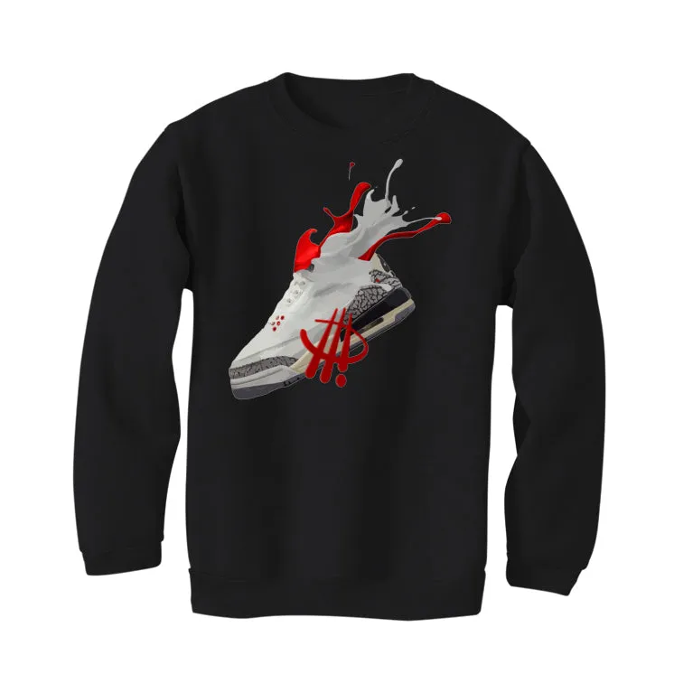 Air Jordan 3 “White Cement Reimagined” | illcurrency Black T-Shirt (SPLASH)