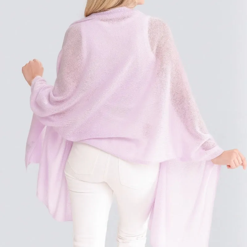 Alashan Cashmere Breezy Travel Wrap - Whisper