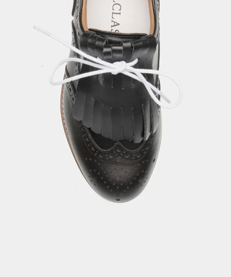 ALL CLASSIC Golf Noble Wingtip Classic Golf Shoes - All Black