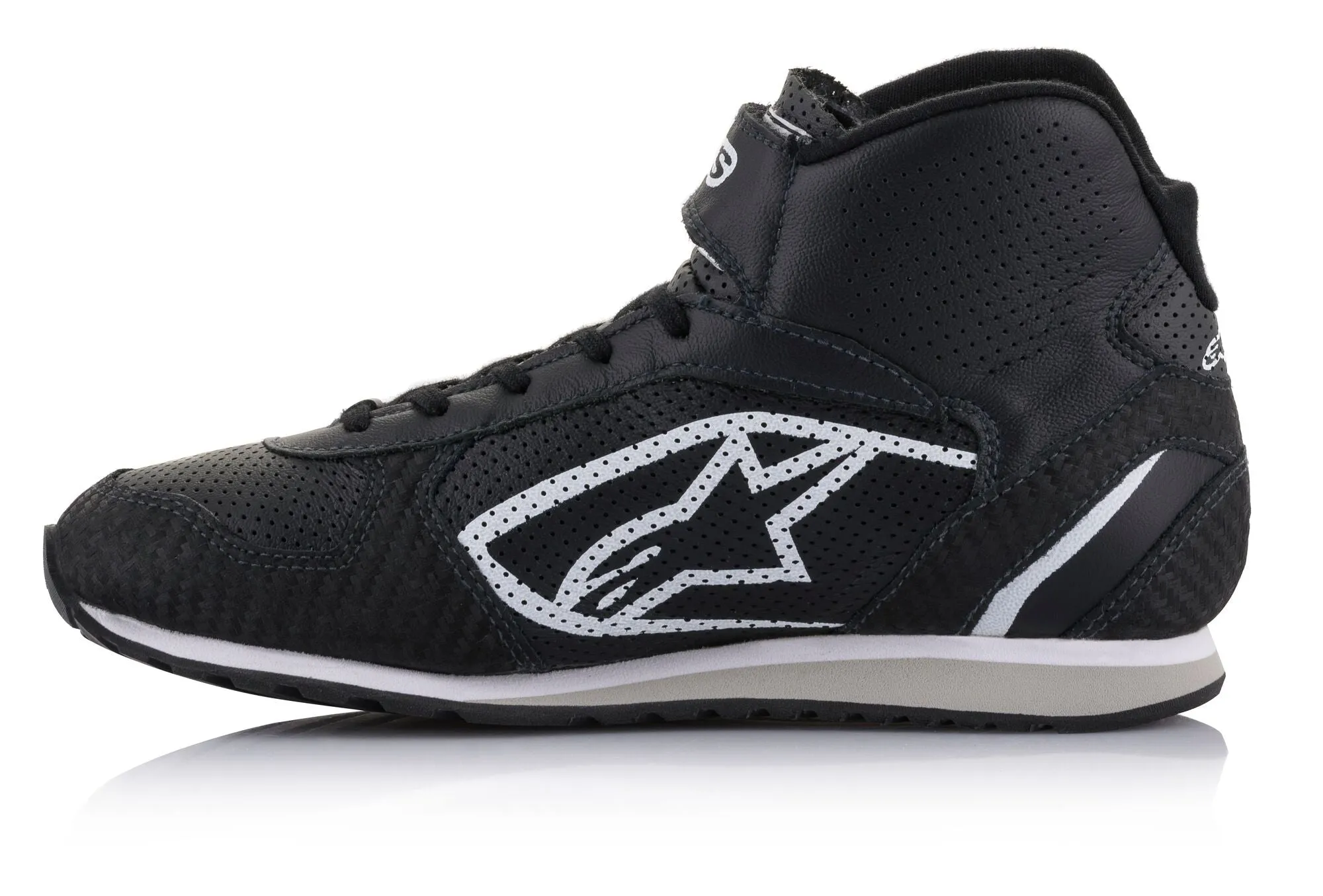 ALPINESTARS 2719021_12_7,5 Mechanic's shoes RADAR, FIA 8856-2018, black/white, Size 40