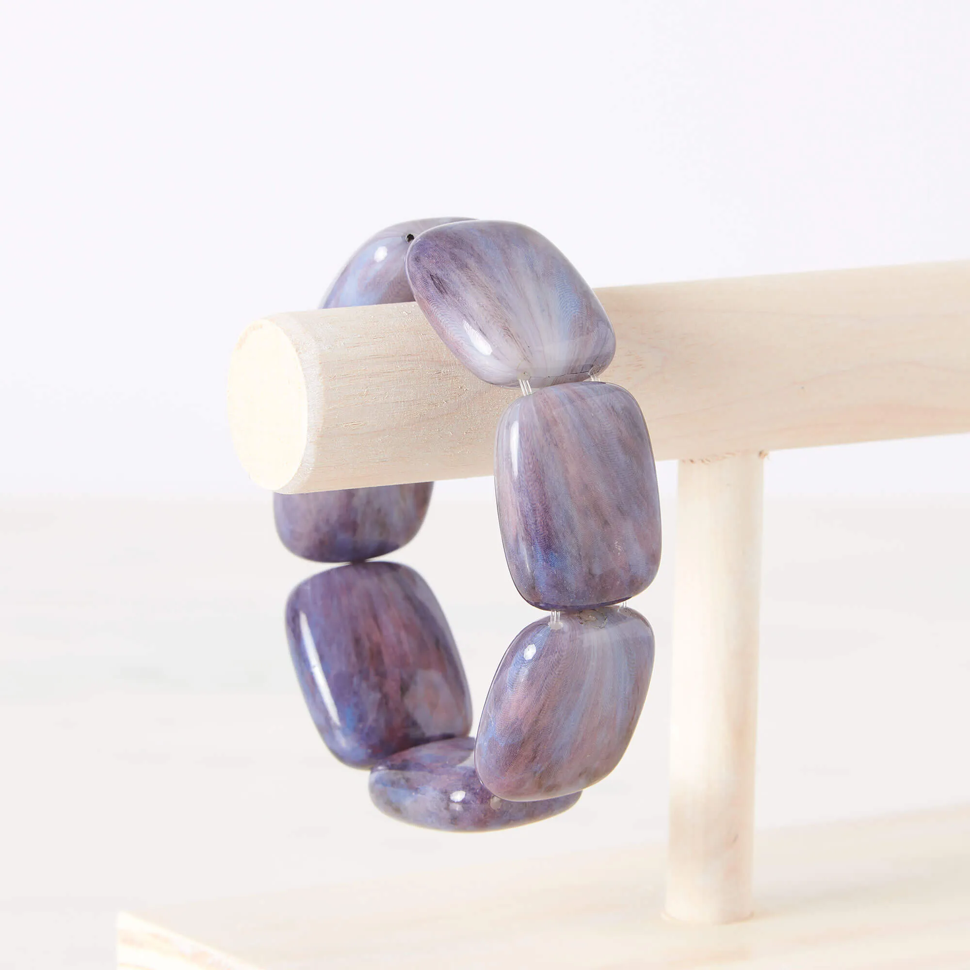 Amethyst Chicklet Cooling Bracelet