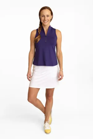 Amy Sport DARK WATCH ISABEL SLEEVELESS TOP - REGAL