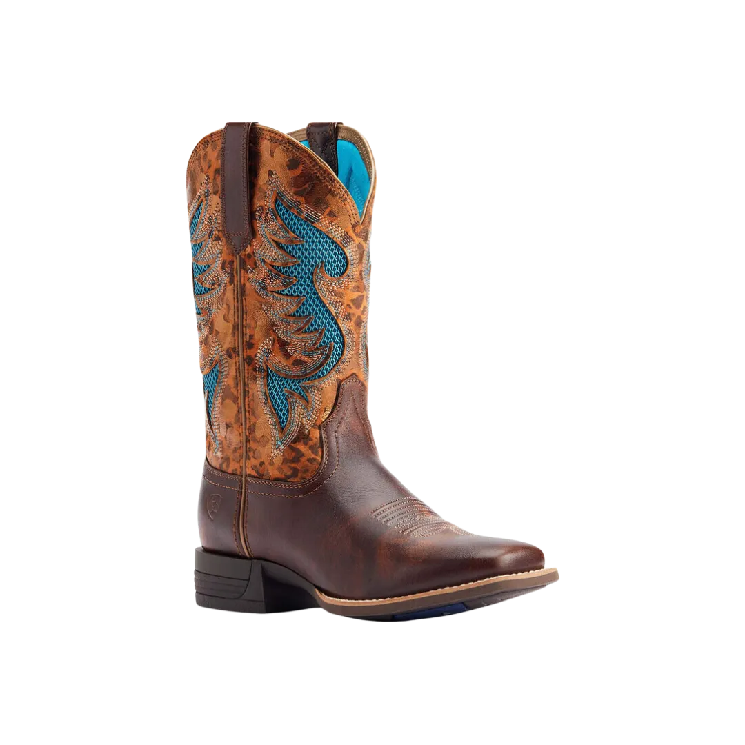 Ariat Women's Pinto Venttek Gilded Leopard Brown Boots