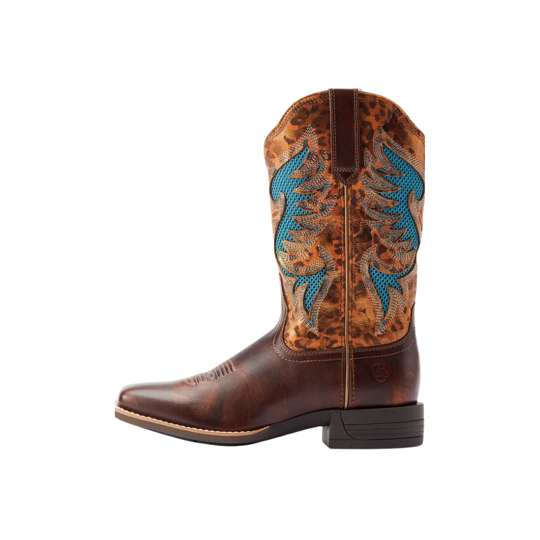 Ariat Women's Pinto Venttek Gilded Leopard Brown Boots