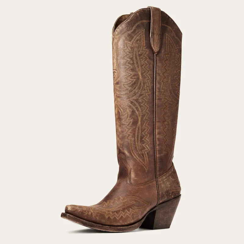 Ariat® Women's "Casanova" Western Boots - Naturally Distressed Brown