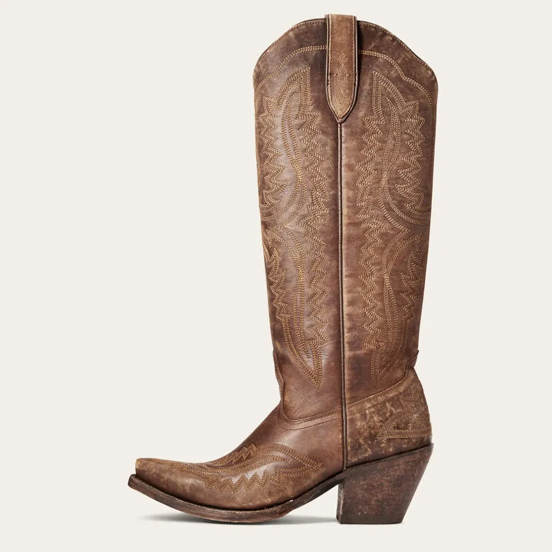 Ariat® Women's "Casanova" Western Boots - Naturally Distressed Brown