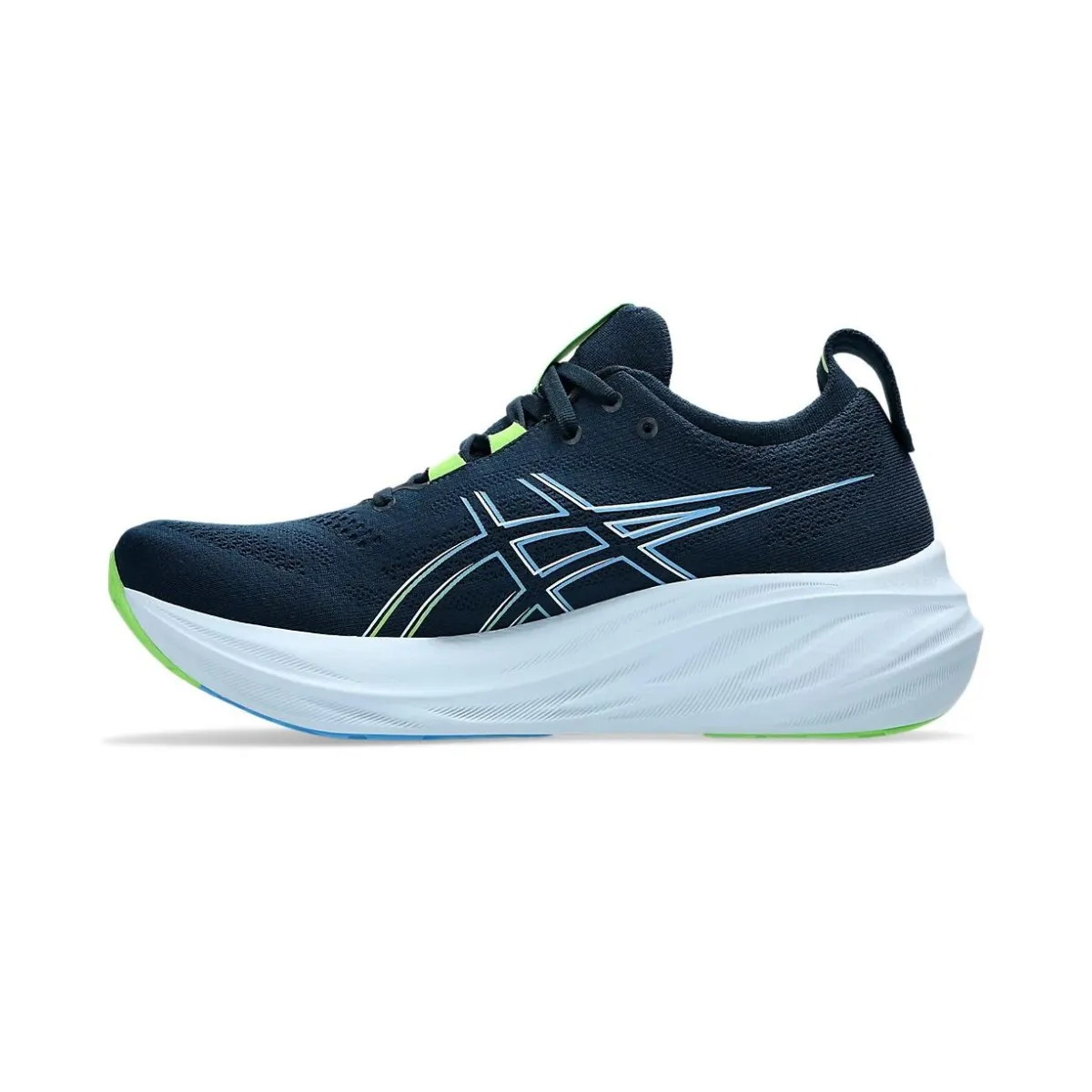 Asics Gel-Nimbus 26 Blue Lime SS24 Sneakers