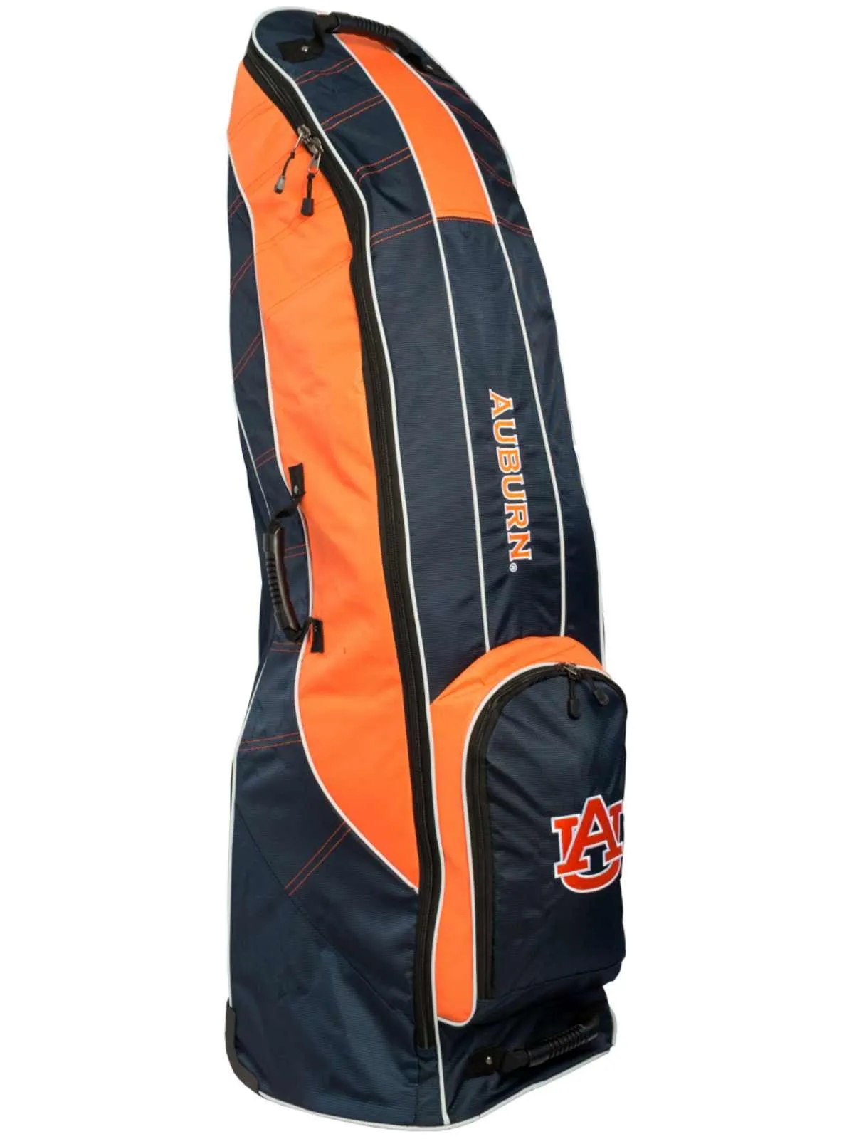 Auburn Tigers Team Golf Navy Golf Clubs Wheeled Luggage Travel Bag