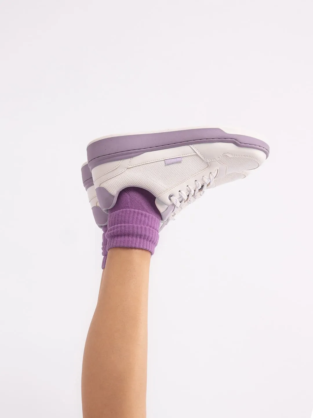 Bacca Bucci Women’s Vibe City Sneakers – Lavender and Blush Pink