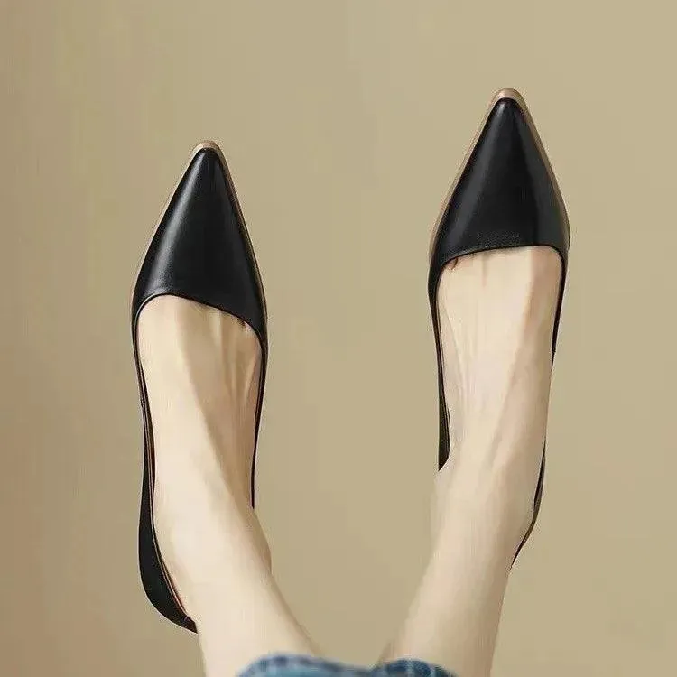 Block Heel Women Pumps