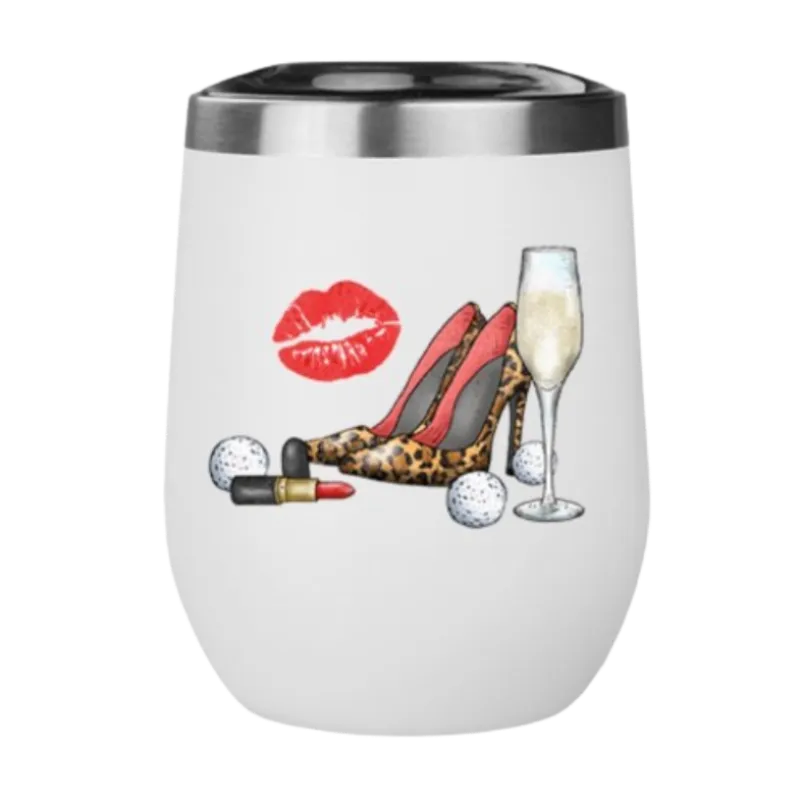 Bloom Designs Drink Tumbler - Champagne & Heels