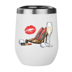 Bloom Designs Drink Tumbler - Champagne & Heels