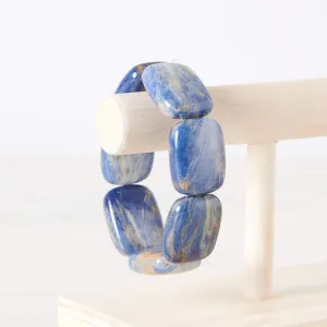 Blue Lapis Chicklet Cooling Bracelet