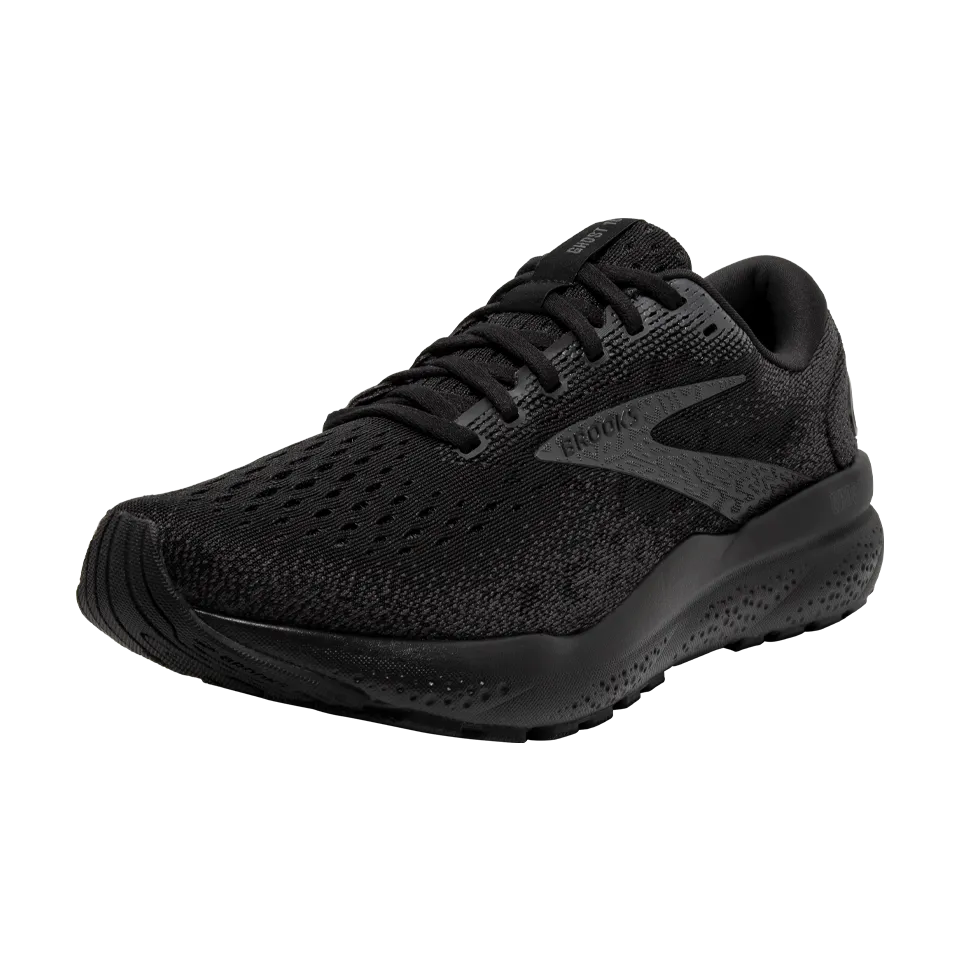 Brooks Women's Ghost 16 B Width Black/Black