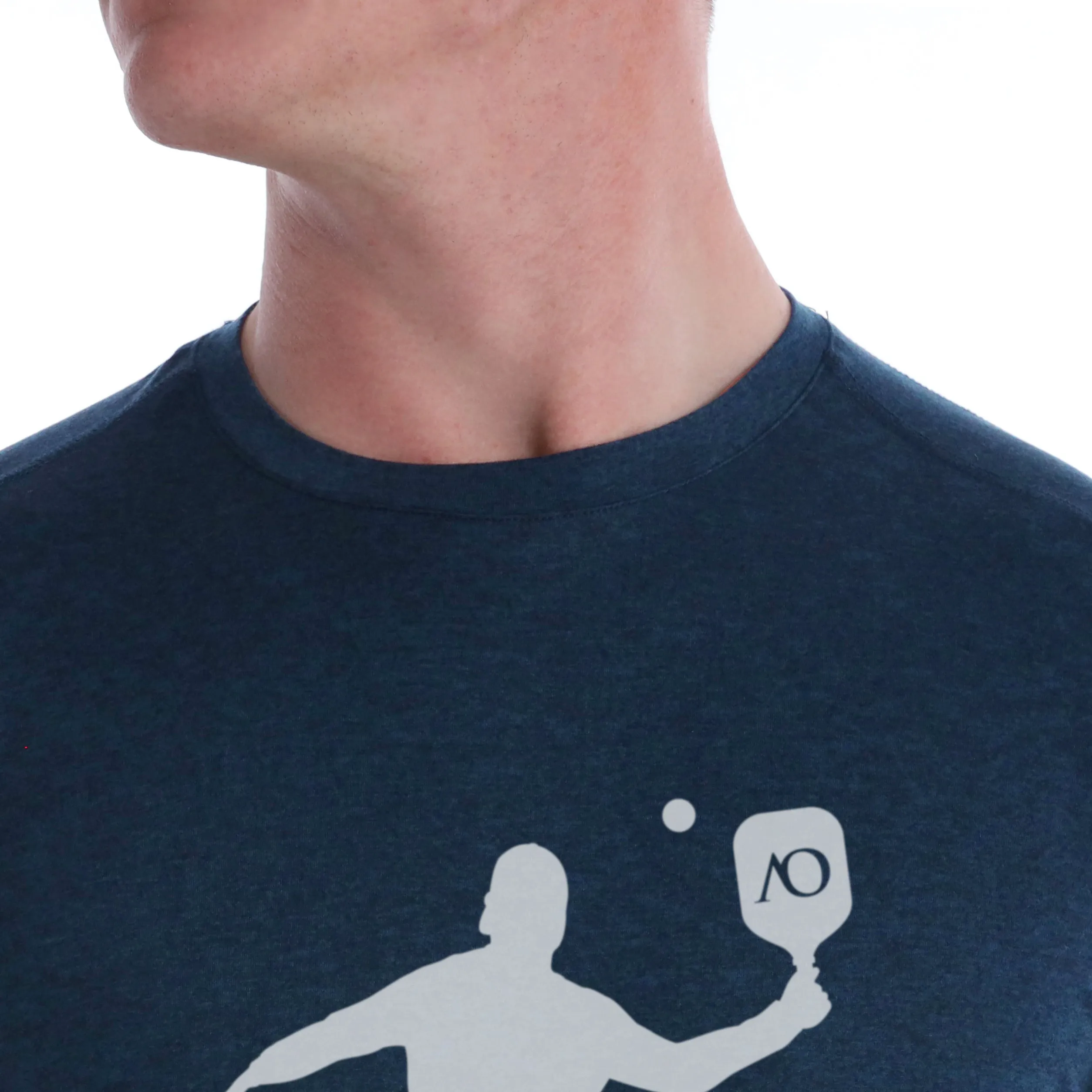 Butter T Pickleball Silhouette - Navy Heather