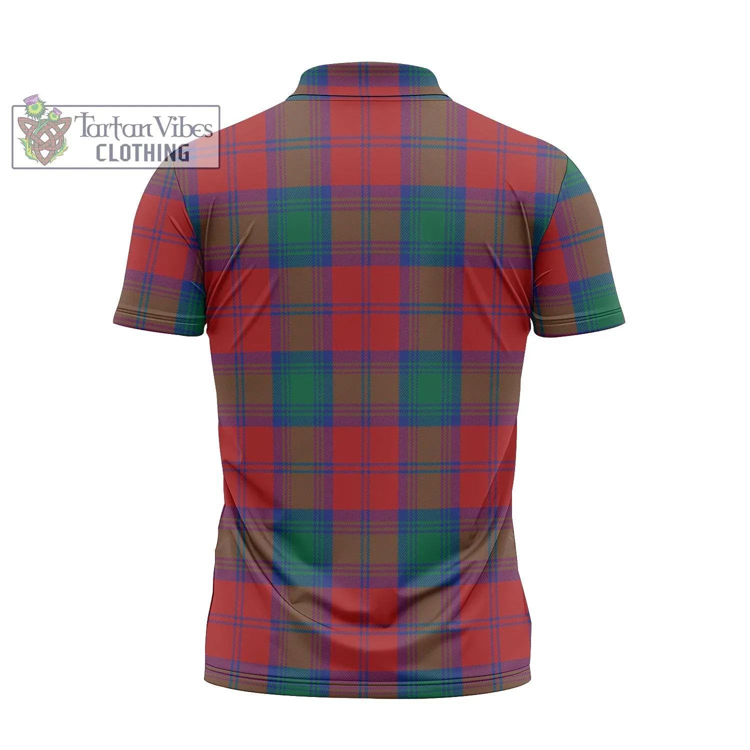 Byres (Byses) Tartan Zipper Polo Shirt