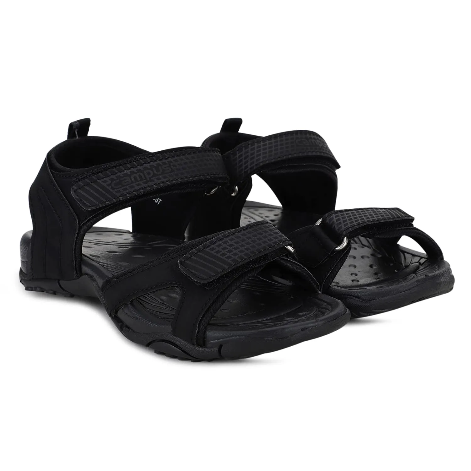 Campus Kid's STRING-K FULL BLK Sandal K1-UK/India