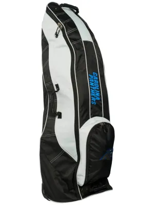 Carolina Panthers Team Golf Black Golf Clubs Wheeled Luggage Travel Bag