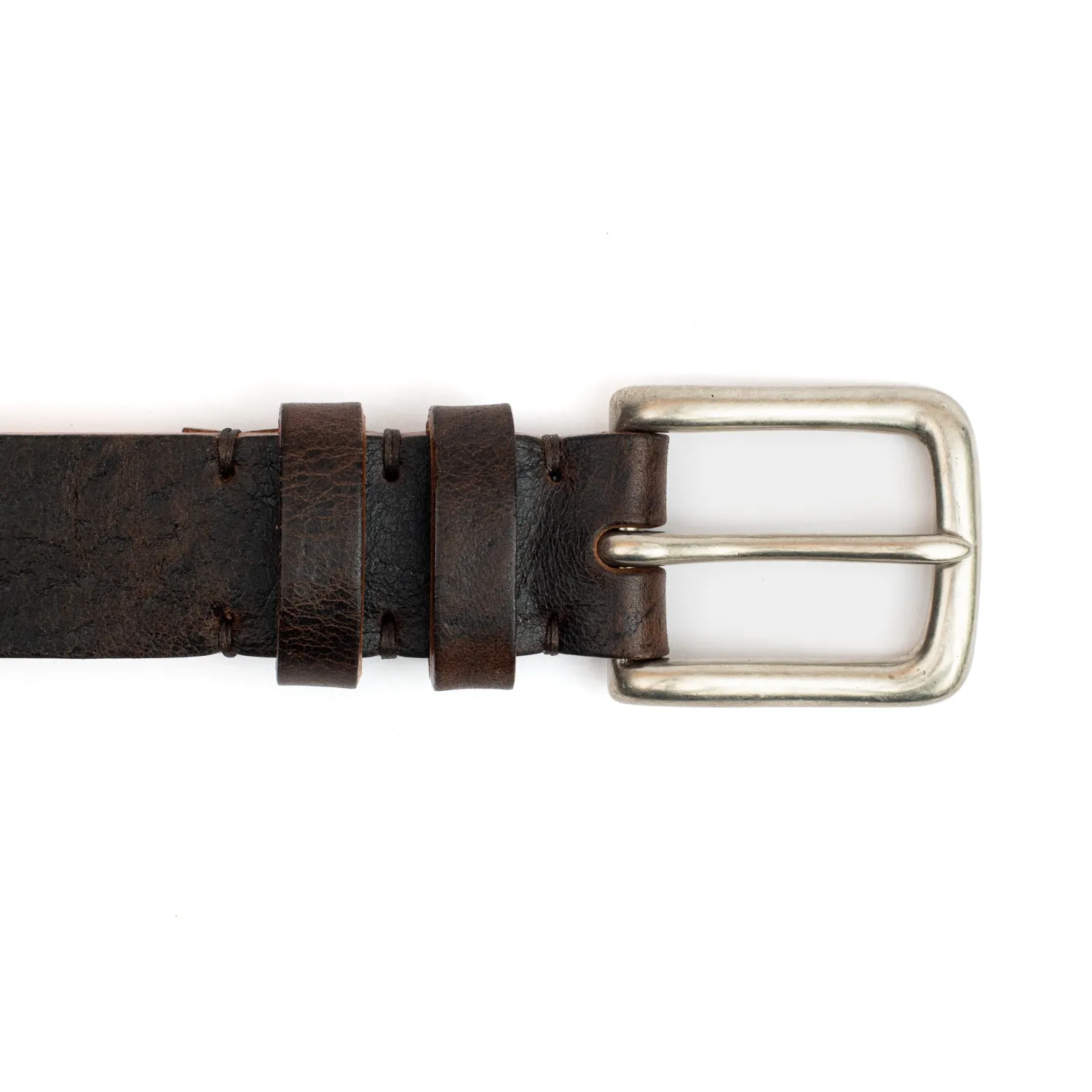 C.F. Stead Naked Kudu Snuff Leather Belt